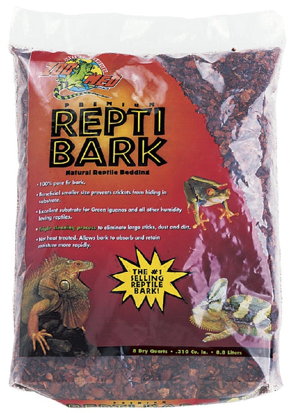 Zoo Med Premium Repti Bark Natural Reptile Bedding 8 Dry Quart